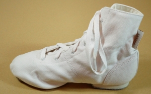 Jazzschuhe, Gardestiefel Leinen