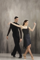 31043 Tanzkleid mit Glitzer