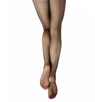 3408 Netz-Strumpfhose seamed fishnet
